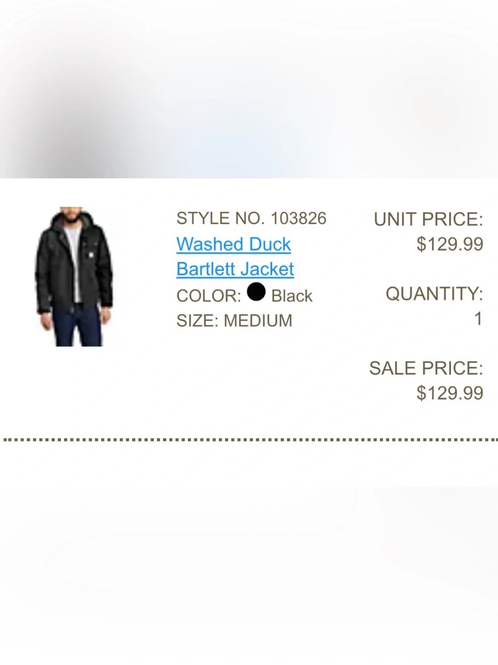 Carhartt Washed Duck Bartlett Jacket - Black